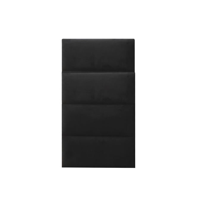 2 TOV Furniture Eliana Black Velvet Queen Wings TOV-B68729-15