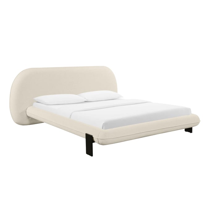 TOV Furniture Ophelia Cream Queen Platform Bed TOV-B68945