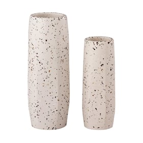 TOV Furniture Terrazzo Vase White Medium Vase