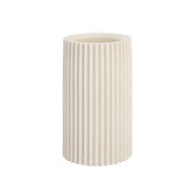 TOV Furniture Jenna White Concrete Table Vase