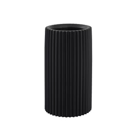 TOV Furniture Jenna Black Concrete Table Vase