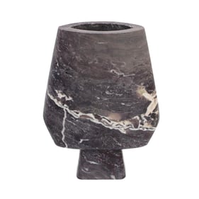 TOV Furniture Samma Grey Marble Large Vase