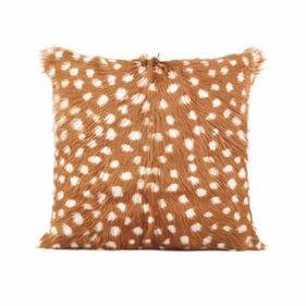 TOV Furniture Amber Brown 18 Inch Square Pillow