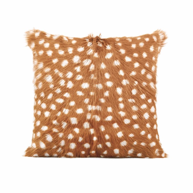 TOV Furniture Amber Brown 18 Inch Square Pillow TOV-C68532