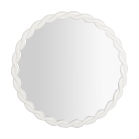 TOV Furniture Agnes Cream Round Mirror