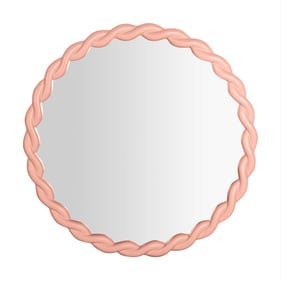 TOV Furniture Agnes Mauve Round Mirror