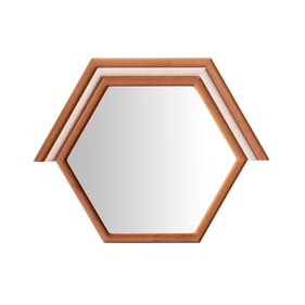 TOV Furniture Lally Terracotta Prism Wall Mirror