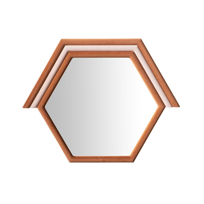 TOV Furniture Lally Terracotta Prism Wall Mirror TOV-C68837