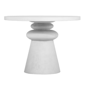 TOV Furniture Lupita White 42 Inch Dinette Table