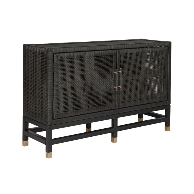 TOV Furniture Amara Charcoal Woven Rattan Buffet TOV-D21015