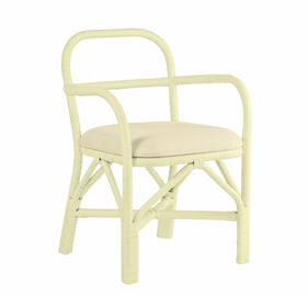 TOV Furniture Ginny Rattan Cream Dining Chair