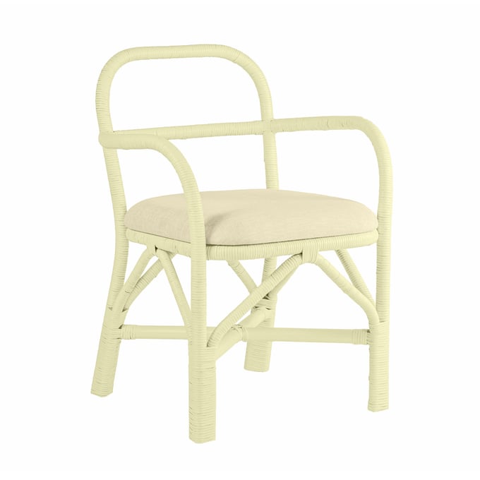 TOV Furniture Ginny Rattan Cream Dining Chair TOV-D21024