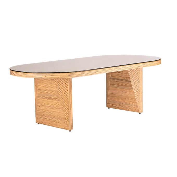 TOV Furniture Caren Natural Oval Dining Table TOV-D21025