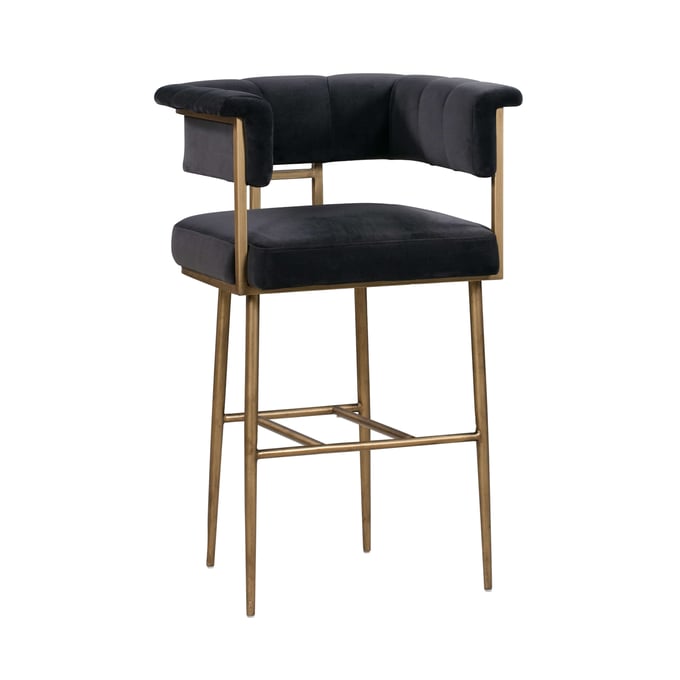 TOV Furniture Astrid Grey Bar Stool TOV-D44027