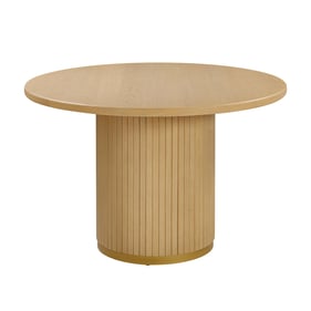 TOV Furniture Chelsea Natural Oak Round Dining Table