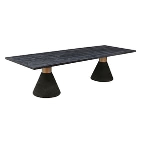 TOV Furniture Rishi Black Rectangular Dining Table