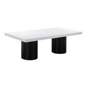 TOV Furniture Nova Black White Lacquer Dining Table