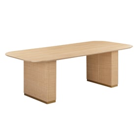 TOV Furniture Akiba Natural 96 Inch Dining Table