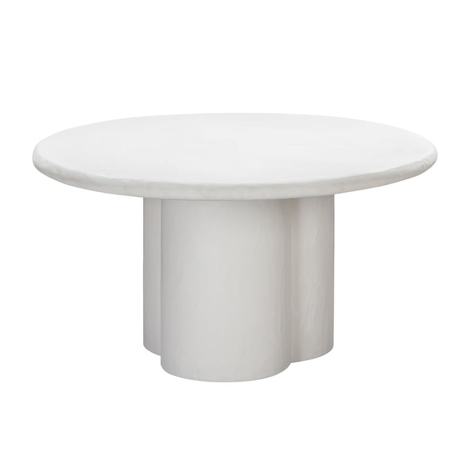 TOV Furniture Elika White Round Dining Table TOV-D54232