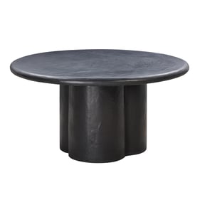 TOV Furniture Elika Black Round Dining Table