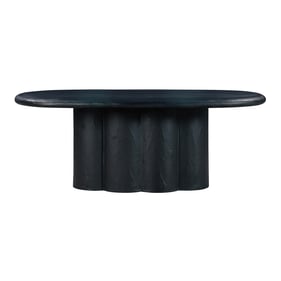 TOV Furniture Elika Black Oval Dining Table