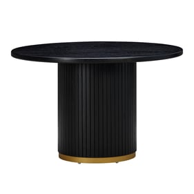 TOV Furniture Chelsea Black Oak Round Dining Table