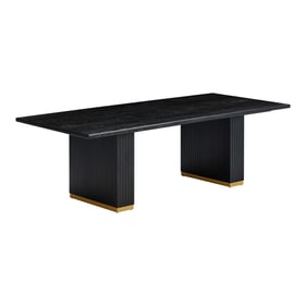 TOV Furniture Chelsea Black Oak Rectangular Dining Table