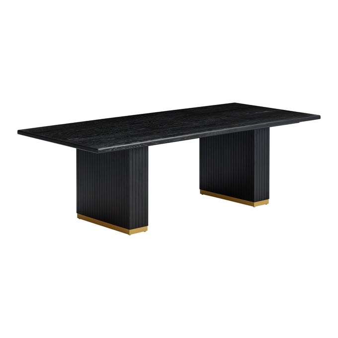 TOV Furniture Chelsea Black Oak Rectangular Dining Table TOV-D54264