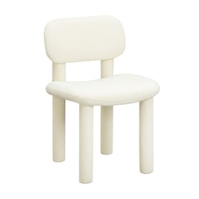 TOV Furniture Elise Ivory Velvet Dining Chair