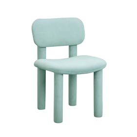 TOV Furniture Elise Light Blue Velvet Dining Chair