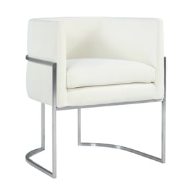 TOV Furniture Giselle Cream Silver Leg Dining Chair