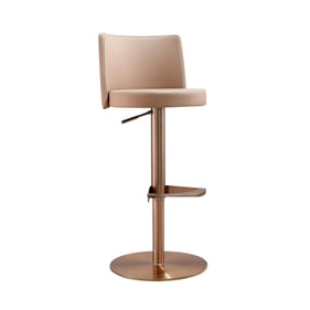 TOV Furniture Loosha Cafe Au Lait Adjustable Stool