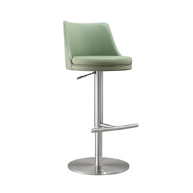 TOV Furniture Reagan Sea Foam Green Adjustable Stool