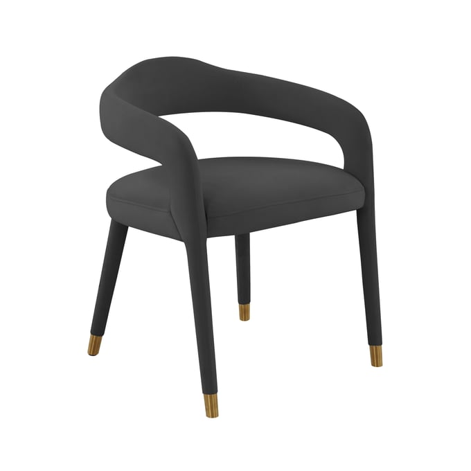 TOV Furniture Lucia Black Velvet Dining Chair TOV-D68415