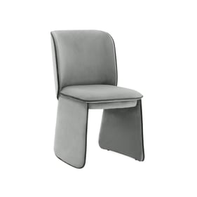 TOV Furniture Kinsley Grey Velvet Dining Chair