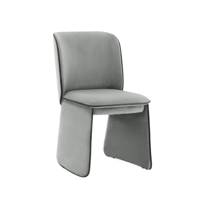 TOV Furniture Kinsley Grey Velvet Dining Chair TOV-D68424