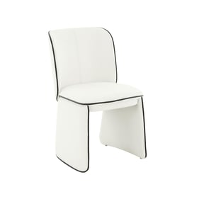 TOV Furniture Kinsley Cream Vegan Leather Dining Chair