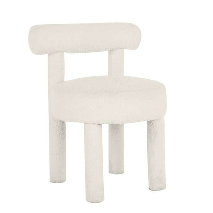 TOV Furniture Carmel Cream Boucle Dining Chair TOV-D68593