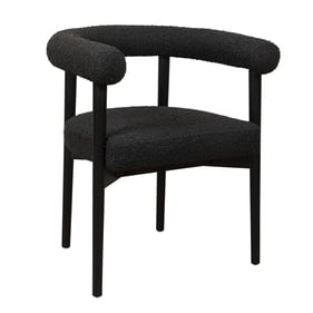 TOV Furniture Spara Black Boucle Dining Chair