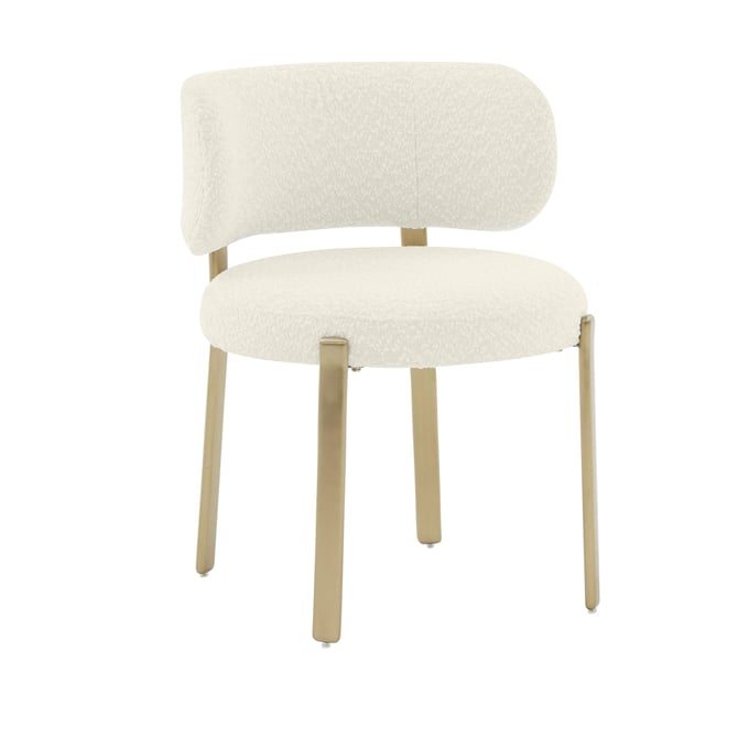 TOV Furniture Margaret Cream Boucle Dining Chair TOV-D68649