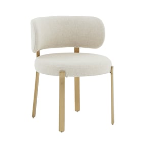 TOV Furniture Margaret Cream Linen Dining Chair