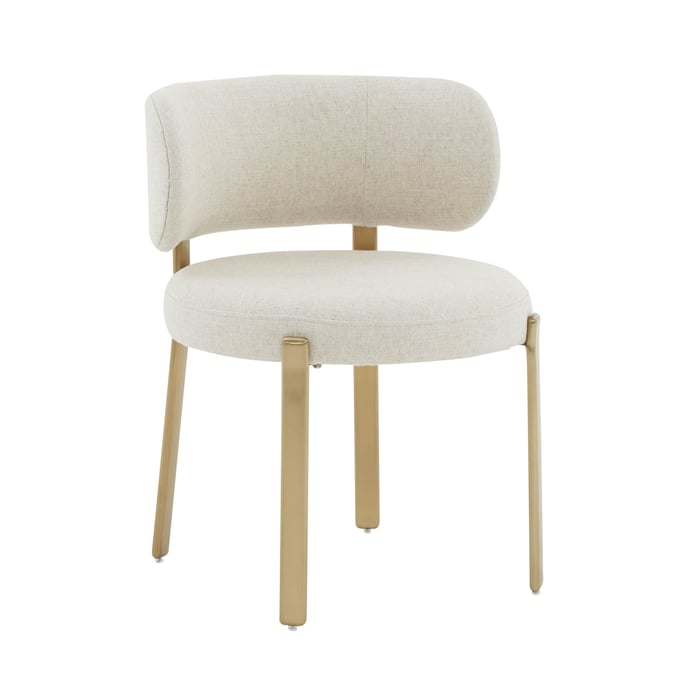 TOV Furniture Margaret Cream Linen Dining Chair TOV-D68650