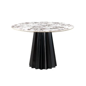 TOV Furniture Jimena Black White 47 Inch Dining Table