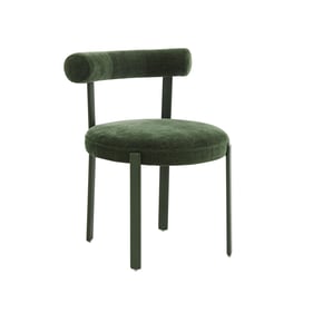 TOV Furniture Margaret Green Bolster Back Dining Chair