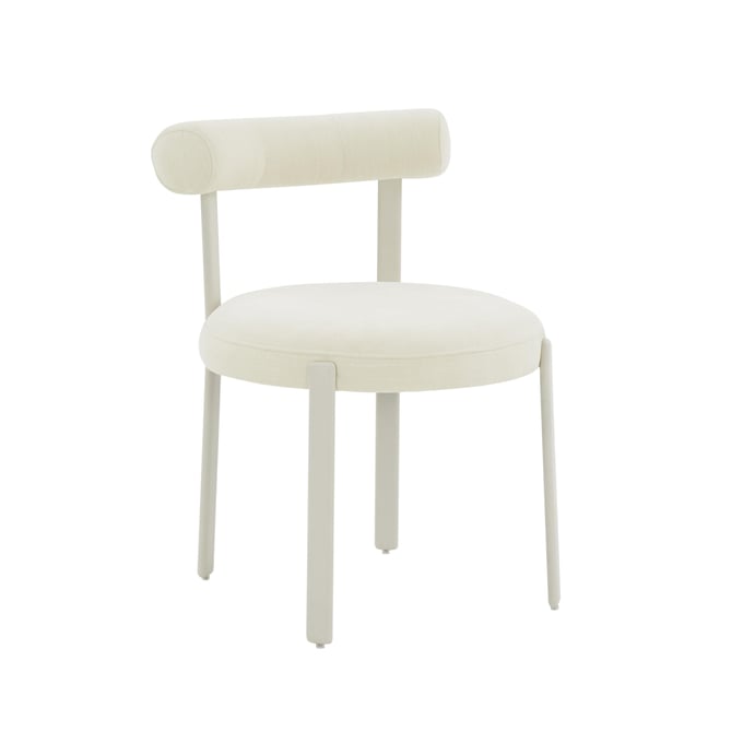 TOV Furniture Margaret Cream Bolster Back Dining Chair TOV-D68911