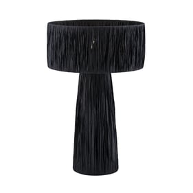 TOV Furniture Shelby Black Raffia Table Lamp