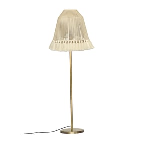 TOV Furniture June White Gold Tall Floor Lamp