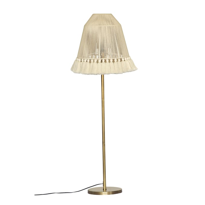 TOV Furniture June White Gold Tall Floor Lamp TOV-G18461