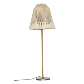 TOV Furniture June White Gold Medium Floor Lamp