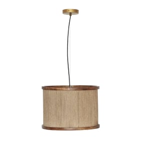 TOV Furniture Mariana Gold Natural Pendant Lamp